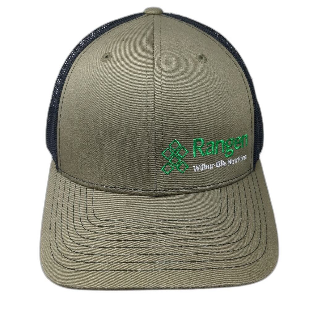 Richardson Trucker Hat Green One Size Mesh Snapback Wilbur-Ellis Nutrition Logo